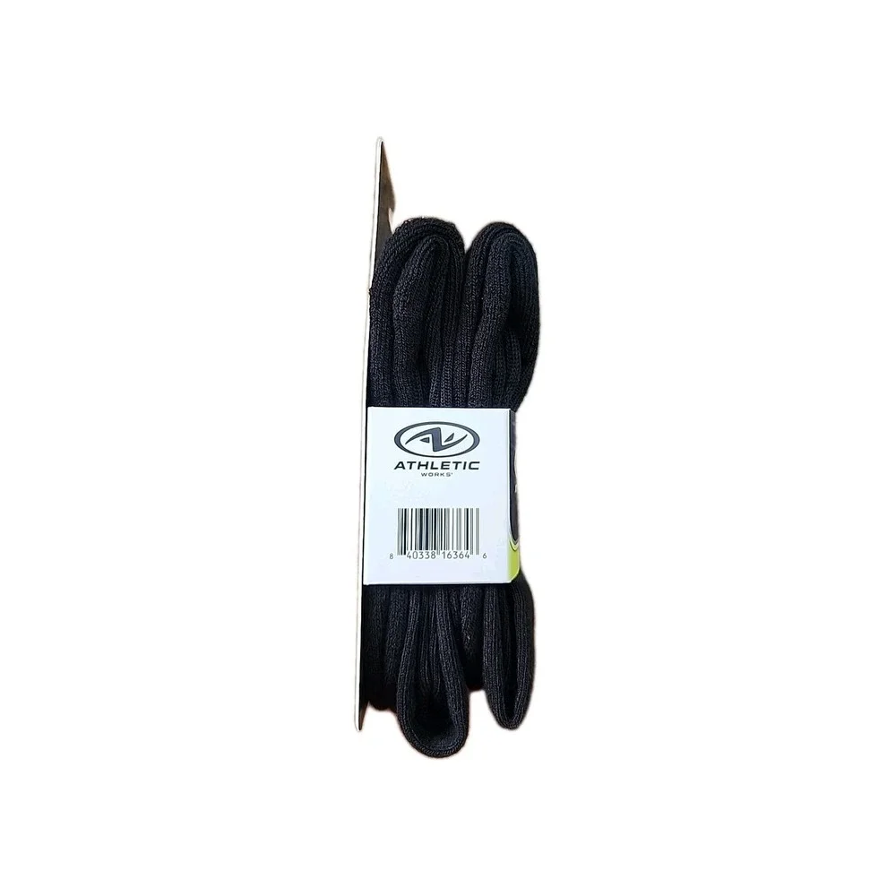 Athletic Works Youth Baseball/Softball Socks‎ Unisex 2 pair, Black S